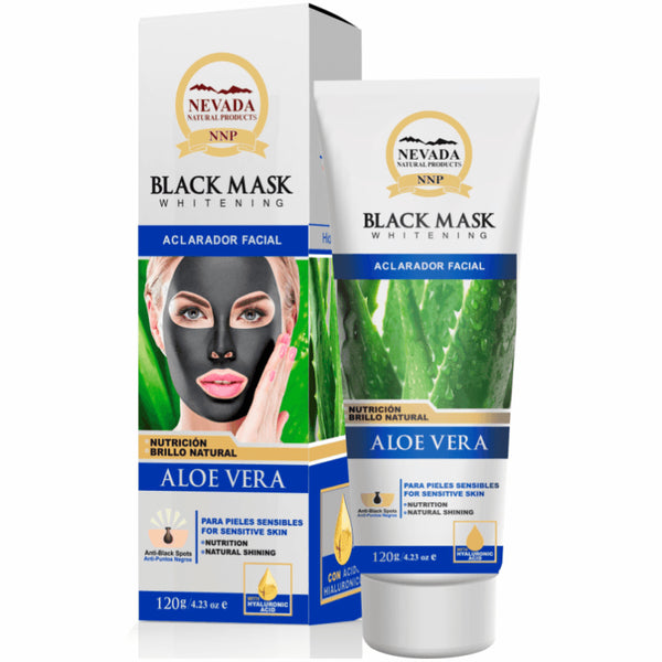 MASCARILLA FACIAL NEVADA*120GR NEGRA ALOE VERA NUTRICION