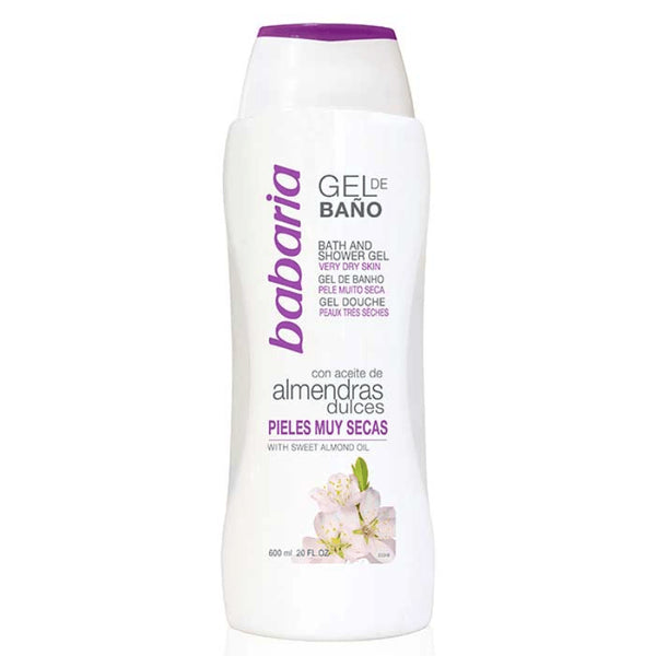 GEL BANO BABARIA*600ML ALMENDRAS DULCES