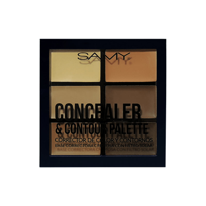 PALETA CORRECTOR Y CONTORNO SAMY*6G #2 MEDIUM DARK