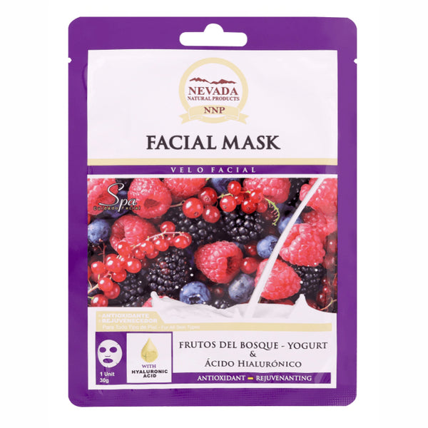 VELO FACIAL NEVADA*30G FRUTOS DEL BOSQUE