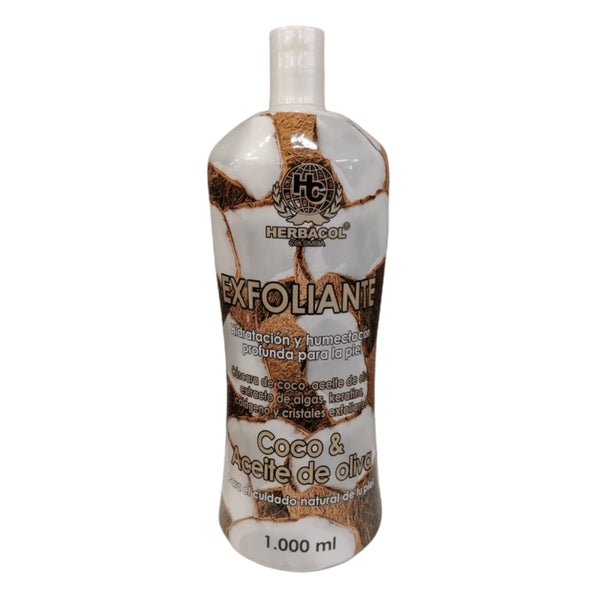 EXFOLIANTE HERBACOL *1000ML COCO Y ACEITE DE OLIVA