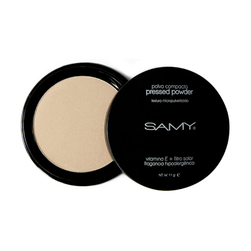 POLVO COMPACTO SAMY*12G SIN ESPEJO #1NATURAL