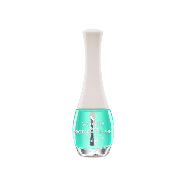 ESMALTE VOGUE*10ML BASE PROFORTALECIMIENALOE VERA Y ACEITE DE COCO