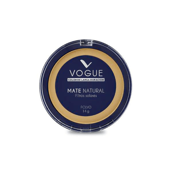POLVO COMPACTO VOGUE*16G MATTE NATURAL ARENA