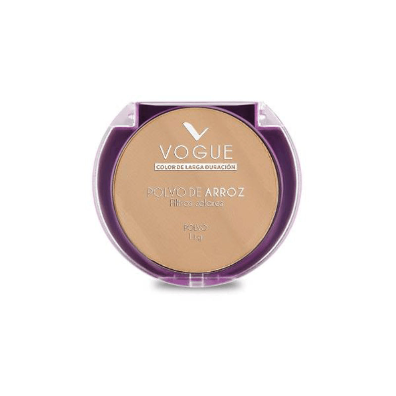 POLVO COMPACTO VOGUE*11G ARROZ PORCELANA