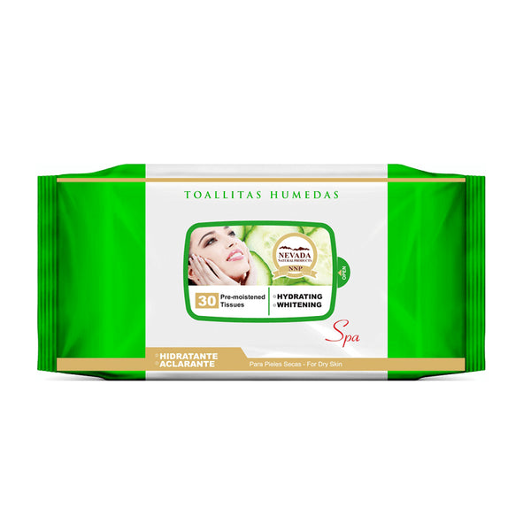TOALLITAS DESMAQUILLANTE NEVADA*30UND PEPINO