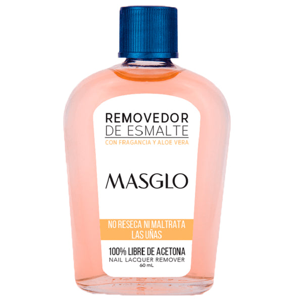 REMOVEDOR DE ESMALTE MASGLO*60ML ALOE VERA