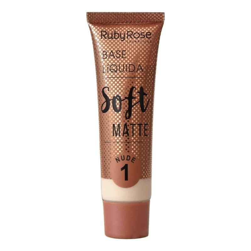 BASE LIQUIDA RUBYROSE SOFT MATTE #1 NUDE