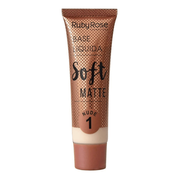 BASE LIQUIDA RUBYROSE SOFT MATTE #1 NUDE