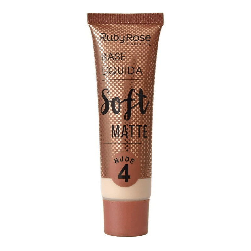 BASE LIQUIDA RUBYROSE SOFT MATTE #4 NUDE