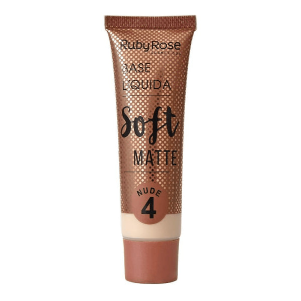 BASE LIQUIDA RUBYROSE SOFT MATTE #4 NUDE