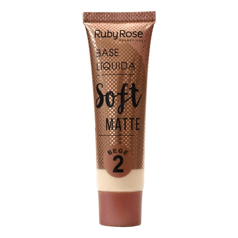BASE LIQUIDA RUBYROSE SOFT MATTE #2 BEIGE