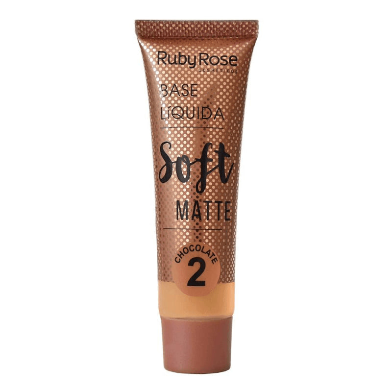 BASE LIQUIDA RUBYROSE SOFT MATTE #2 CHOCO