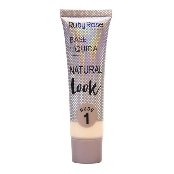 BASE LIQUIDA RUBYROSE NATURAL LOOK #1 NUDE
