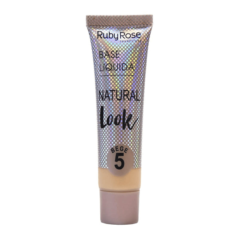BASE LIQUIDA RUBYROSE NATURAL LOOK #5 BEIGE