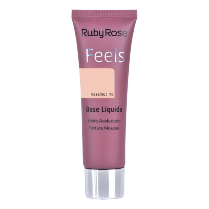 BASE LIQUIDA RUBYROSE FEELS #70 HAZELNUT
