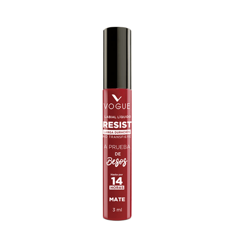 LABIAL LIQUIDO VOGUE*3ML RESIST INVENCIBLE