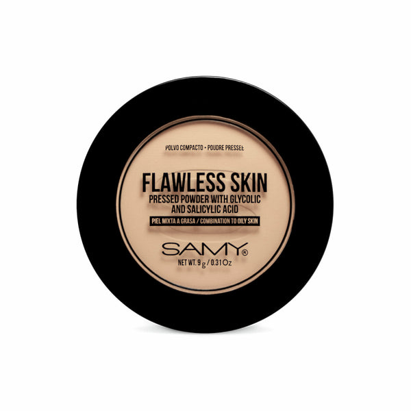 POLVO COMPACTO SAMY*9G PIEL MIXTA A GRASA #1 FAIR