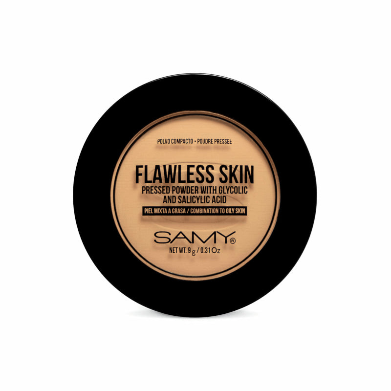 POLVO COMPACTO SAMY*9G PIEL MIXTA A GRASA #3 MEDIUM