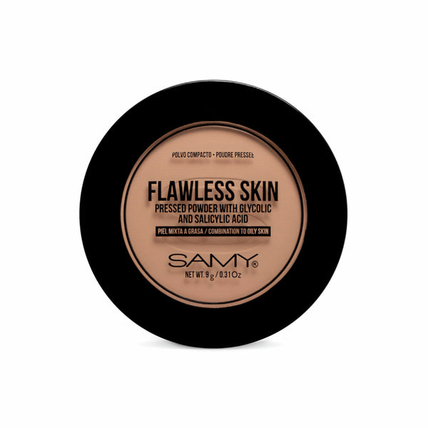 POLVO COMPACTO SAMY*9G PIEL MIXTA A GRASA #4 MEDIUM TAN