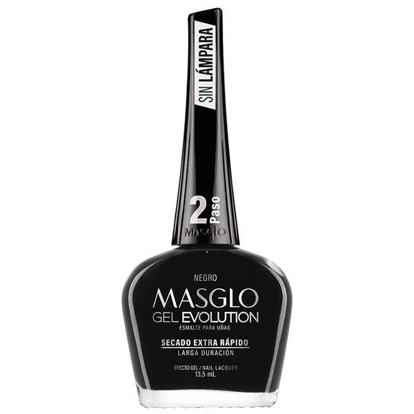 ESMALTE MASGLO*13.5ML GEL NEGRO