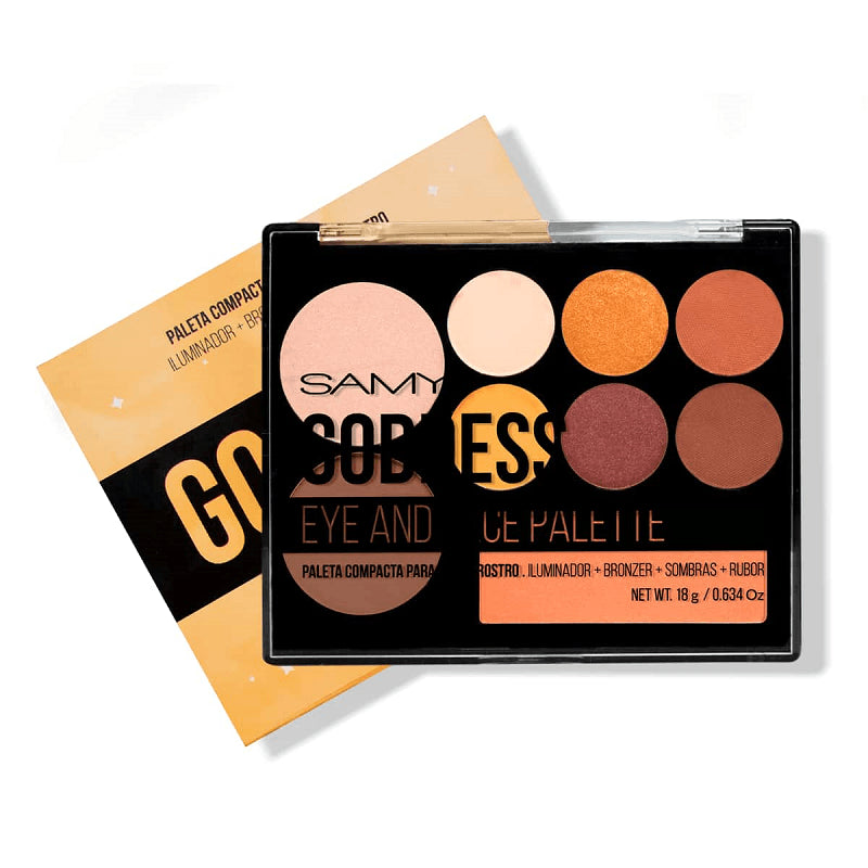 PALETA SOMBRAS SAMY #6 GODDESS