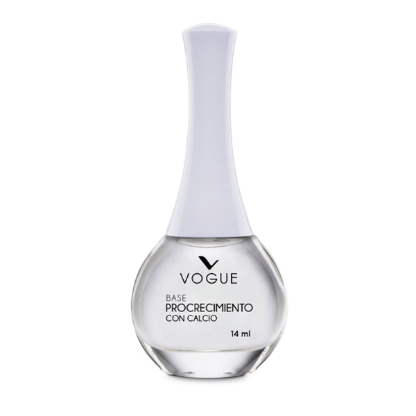 ESMALTE VOGUE*14ML BASE PROCRECIMIENTO CON CALCIO