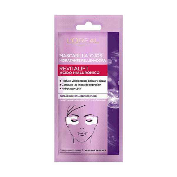MASCARILLA FACIAL L'OREAL*6GR REVITALIF ACIDO HIALURONICO PARA OJOS