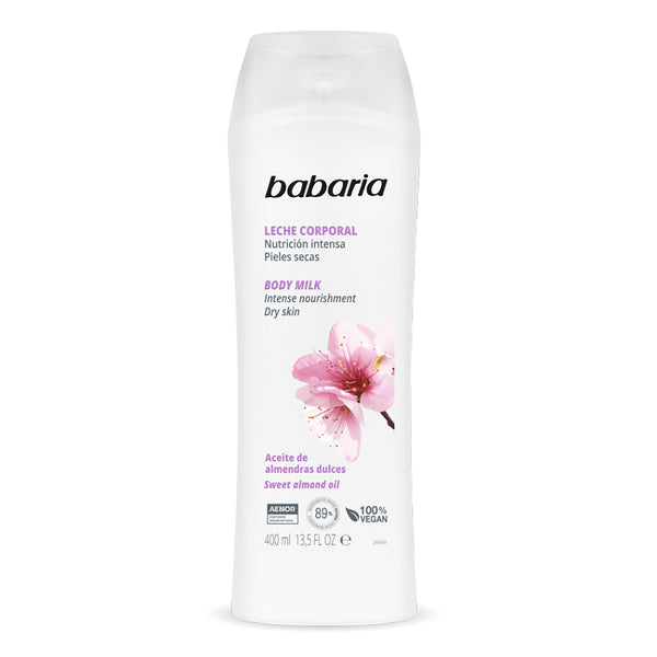 CREMA CORPORAL BABARIA *400ML ALMENDRAS