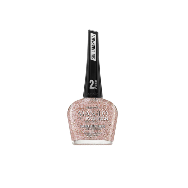 ESMALTE MASGLO*13.5ML GEL BRILLO CORAL