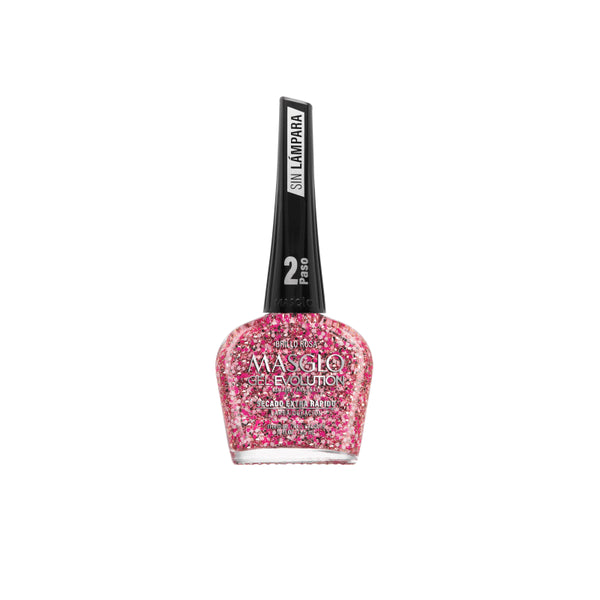 ESMALTE MASGLO*13.5ML GEL BRILLO ROSA