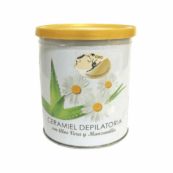CERA DEPILATORIA BELL FRANZ*905GR ALOE VERA Y MANZANILLA ORO
