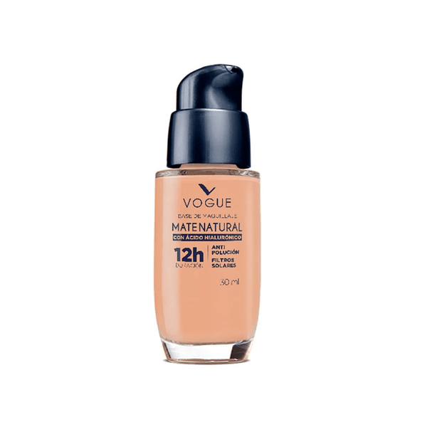 BASE LIQUIDA VOGUE*30ML VALVULA MATE NATURAL ARENA