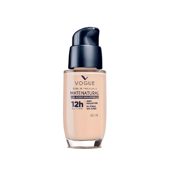BASE LIQUIDA VOGUE*30ML VALVULA MATE NATURAL