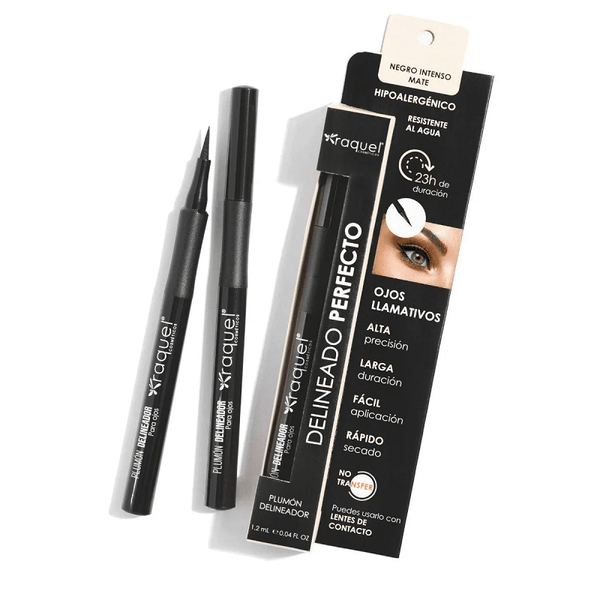 DELINEADOR LIQUIDO RAQUEL*1.2ML PLUMON NEGRO