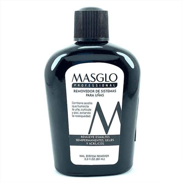 REMOVEDOR MASGLO*60ML DE SISTEMAS PARA UÑAS