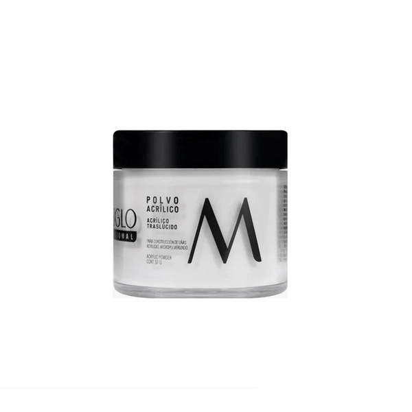 POLVO ACRILICO MASGLO*57G TRASLUCIDO
