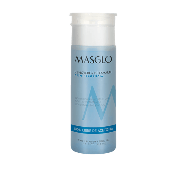 REMOVEDOR DE ESMALTE MASGLO*110ML AZUL