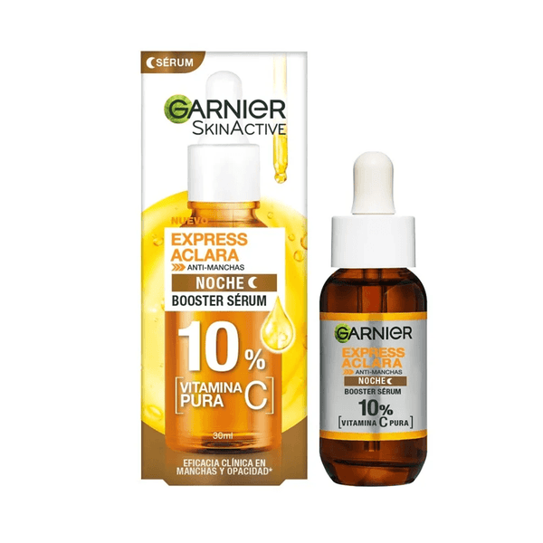 SERUM FACIAL GARNIER*30ML EXPRESS ACLARAANTI MANCHAS VITAMINA C NOCHE