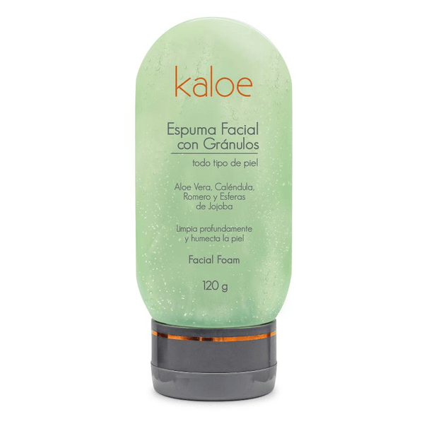 ESPUMA FACIAL KALOE*120ML GRANULOS