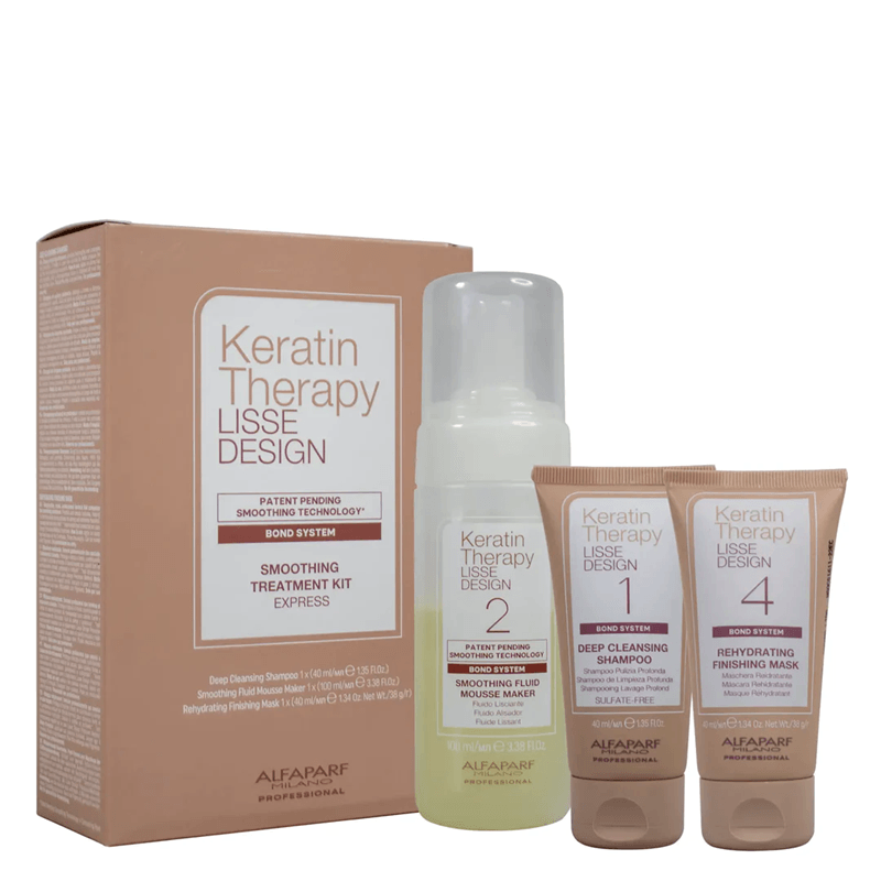 KIT KERATINA ALFAPARF*3UND KERATIN THERAPY LISSE DESIGN