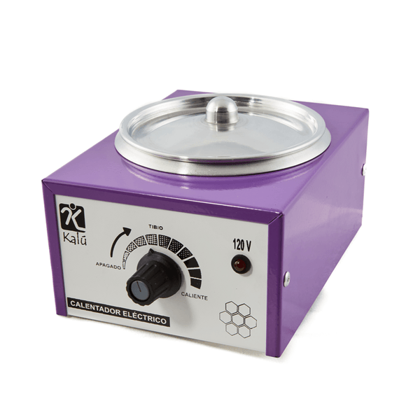 CALENTADOR CERA KALU*250 METALICO MORADO