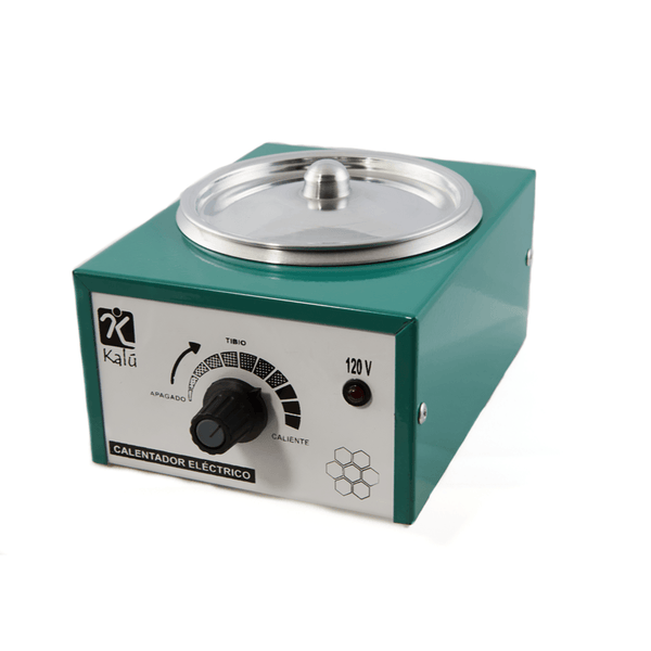 CALENTADOR CERA KALU*250 METALICO VERDE