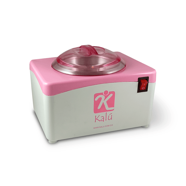 CALENTADOR CERA KALU*UND PLASTICO ROSADO