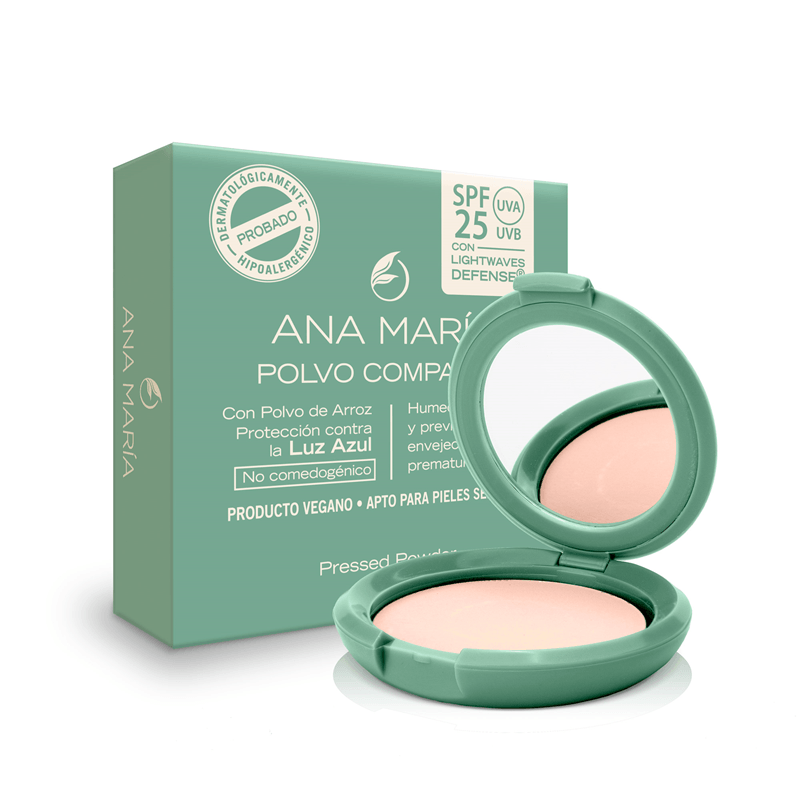 POLVO COMPACTO ANA MARIA*15G PERLA