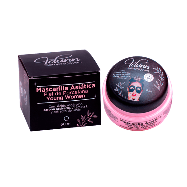 MASCARILLA FACIAL IDUNN*60ML ASIATICA PIEL DE PORCELANA ( PIEL JOVEN)