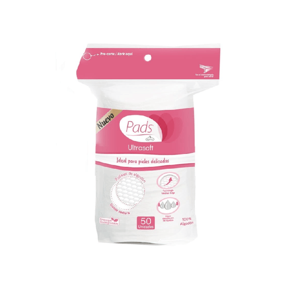 ALGODON HIGIETEX*50UND RODAJAS PADS ULTRASOFT