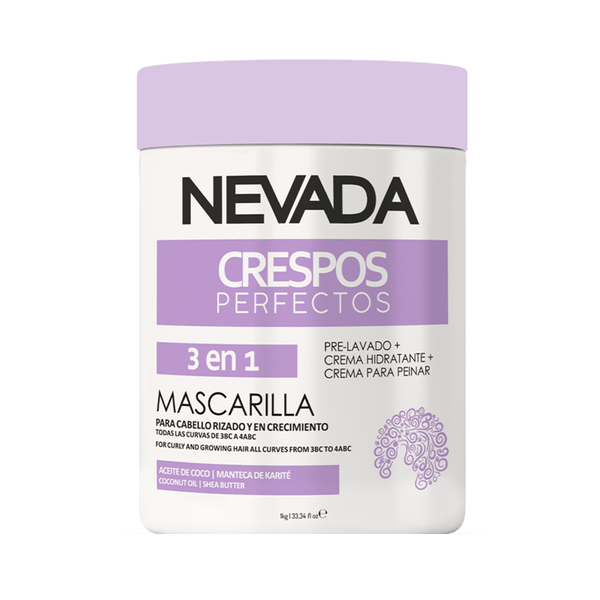 MASCARILLA CAPILAR NEVADA*1000G CRESPOSPERFECTOS 3EN1