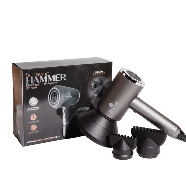 SECADOR ELECTROBELL*UND EB-904 HAMMER BARBER