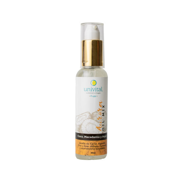 Aceite Capilar Aurora Mix | Argán, Coco y Macadamia